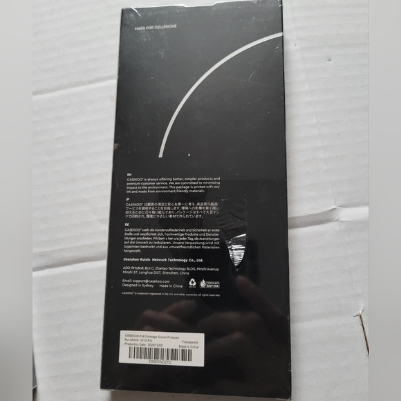 CaseKoo Transparent Screen Protector for iPhone Phone 12/12 Pro - Picture 2 of 12